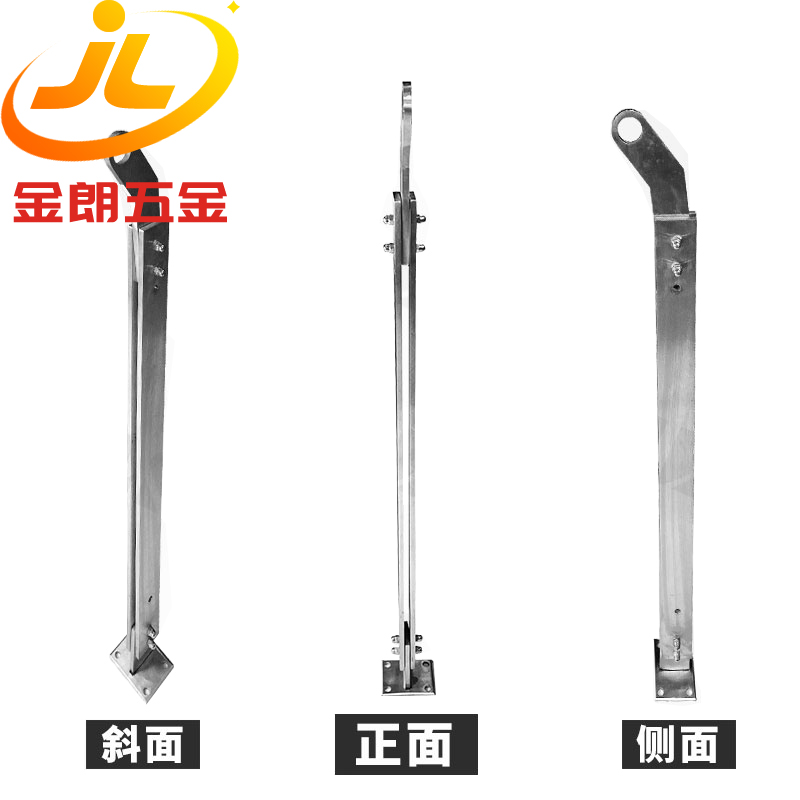 雙板不鏽鋼扶手立柱-SB7