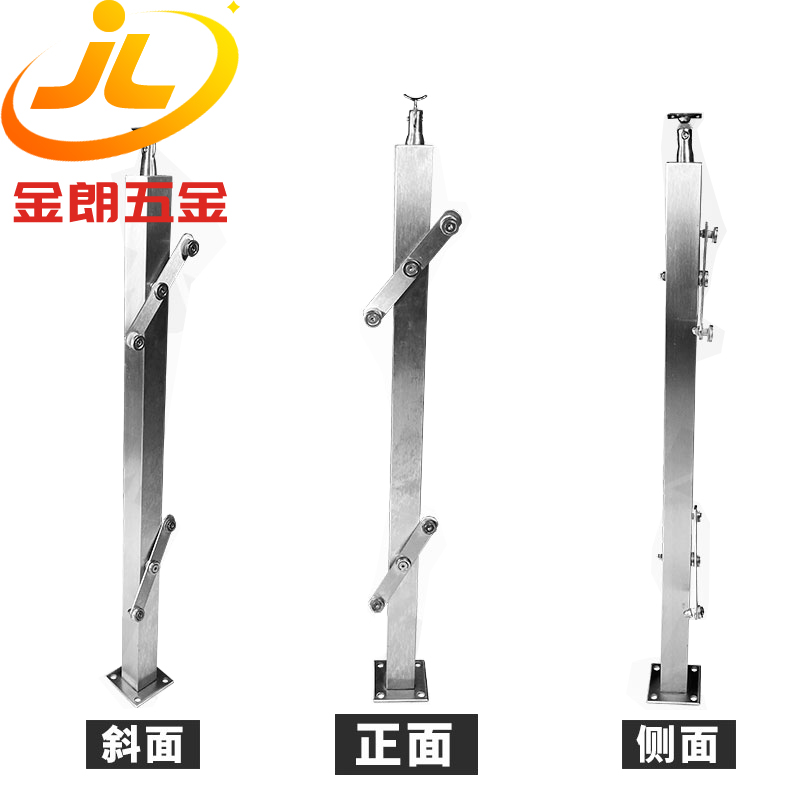 方管不(bú)鏽鋼(gāng)扶手立柱-FG2